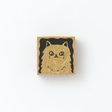 Tomiko Han Tomikohan Stamp 30mm Bob San Tsuyoshi Folk Cat Cat Cat Cat Cat Cat Cat Nagoho