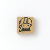 Tomiko Han Tomikohan Stamp 30mm Bob San Tsuyoshi Folk Cat Cat Cat Cat Cat Cat Cat Nagoho