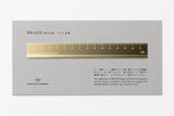 Traveler's Company brass ruler solid