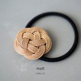 hare mizuhuki ハレ ヘアゴム 梅の髪留め 水引