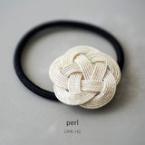 hare mizuhuki ハレ ヘアゴム 梅の髪留め 水引