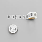 Knoopworks 마스킹 테이프 24mm 플래그 신호 핸드 플래그 신호 WT-131