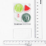 To-mei Han Clear Stamp Berry con fresa acrílica Kiwi Pine mandarín oranges tomoihan-01-ta