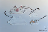 Classiky Traneco Bonbon Cat Tags 2 piezas 2 piezas
