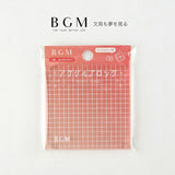 BGM アクリルブロック 方眼L クリアスタンプ用 大