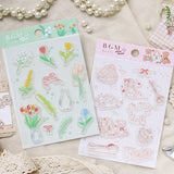 BGM クリアスタンプ ふわふわランド 動物