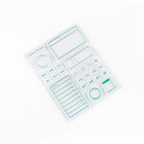 BGM クリアスタンプ はんこ 記録 デイリー