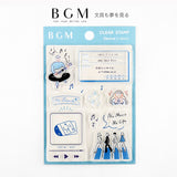 BGM クリアスタンプ はんこ 記録 ミュージック