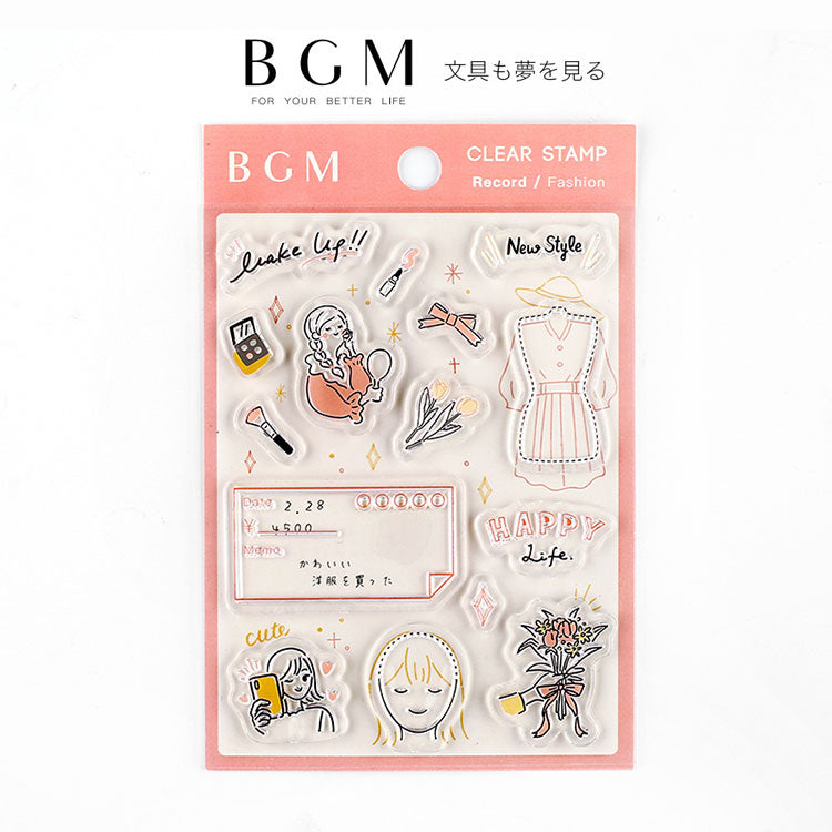 BGM Clear Stamp Acrylic Block Small