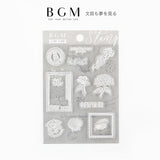 BGM クリアスタンプ レトロ・切手