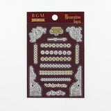 BGM クリアスタンプ レトロ・ライン