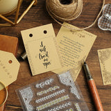 BGM クリアスタンプ レトロ・ライン