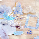 BGM クリアシール 博物誌 30枚入り 青羽 金羽 蝶夢 恋蝶 青貝 桜貝 幻夜 幻夢 クリア 透明 ビージーエム 手帳 ギフト