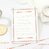 BGM マスキングテープ Life 箔押し 5mm 5ミリ マステ 白い鳥 星座 牛 足跡 寿司 ラーメン リボン チューリップ リンゴ イチゴ 食器 ビージーエム 手帳 ギフト