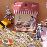 BGM リネンシール リトルショップ BGM-LINEN001 BS-LS