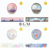 BGM ビージーエム 夏限定 マスキングテープ 20mm 2cm 2センチ 20ミリ幅 海辺のネコ 夏の縁側 夏パーティー 海図鑑 数量 限定 マステ ギフトカード コラージュ