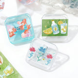 BGM ビージーエム 夏限定 クリアテープ 20mm 2cm 2センチ 20ミリ幅 金魚鉢 プール 夏の気配 乾杯 数量 限定 マステ ギフトカード 手帳 コラージュ 素材