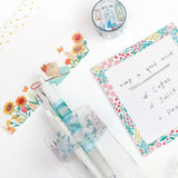 BGM クリアテープ Life フラワー 30mm BGM-PET002 BM-CB