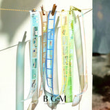 BGM クリアテープ Special 30mm 3cm 3センチ幅 BM-CFM005 緑 BM-CFM006 群青 BM-CFM007 桜色 BM-CFM008 胡桃 BM-CFM009 淡黄 BM-CFM010 水色 ビージーエム