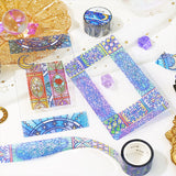 BGM クリアテープ スペシャル 20mm 2cm 2センチ 20ミリ幅 ステンドグラス 占星術 朝日の花 フローラルガーデン 万華鏡 エバーグリーン城の森 ビージーエム