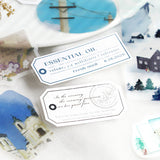 BGM トレーシングペーパーシール 島での出会い グリーン ピンク ブルー ホワイト ラベンダー イエロー レッド ネービー 15デザインx3枚(45枚) ギフト カード 手帳 ネイビー ビージーエム