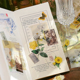 BGM ミックスシール 箔押し ヴィンテージ 10デザイン×3枚入り ヴィンテージ イエロー グリーン ブルー レッド ビージーエム 手帳 ギフト