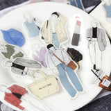 BGM コーディネートシール シェリー・表参道 代官山 銀座 原宿 下北沢 パリ ロンドン ソウル 15デザインx3枚(45枚) ビージーエム 手帳 ギフト