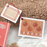 BGM ビージ-エム トレーシングペーパーシール 北欧編み物 45枚入り ニット 模様 布 テキスタイル かわいい ギフト カード 手帳