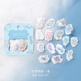 BGM フレークシール 15デザインx3枚(45枚) 空想物語