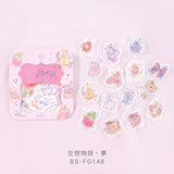 BGM フレークシール 15デザインx3枚(45枚) 空想物語