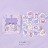 BGM フレークシール 15デザインx3枚(45枚) 空想物語