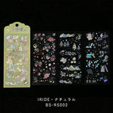 BGM シートシール 3シート入り IRIDE オーロラ箔