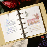 BGM シートシール 3シート入り IRIDE オーロラ箔