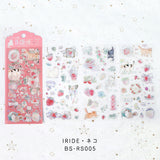 BGM シートシール 3シート入り IRIDE オーロラ箔