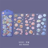 BGM シートシール 3シート入り IRIDE オーロラ箔