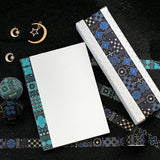 BGM マスキングテープ 6個セット 箔押し 15mm タイルアート BGM-SET39