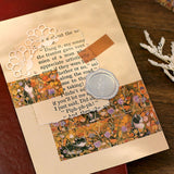 BGM マスキングテープ 6個セット 箔押し 20mm 2.0cm 2センチ 20ミリ幅 花と猫 小さな友達 ブロッサム 昼下がりキティ 私を見つけて 一緒に遊ぼう ハチワレ猫さん お得 まとめ買い アソート ビージーエム マステ