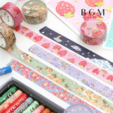 BGM マスキングテープ オイルパステル 15mm BGM-SP004 BM-SPOP