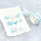 BGM マスキングテープ 箔押し スペシャル 20mm 2cm 2センチ幅 BM-SPHC001 白昼・クラゲ BM-SPHC002 白昼・星辰 BM-SPHC003 白昼・羽 BM-SPHC004 白昼・自然 ビージーエム