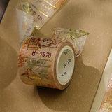 BGM マスキングテープ スペシャル Special 箔押し 30mm 3.0cm 3センチ ポエム チケット エッセイ タイプライター ボタニカル クラフト レター ビージーエム マステ