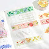 BGM クリアテープ Special サイダー 透明テープ サイダー ブルーベリー ストロベリー フローラル アップル シトラス キウイフルーツ ビージーエム 手帳 ギフト