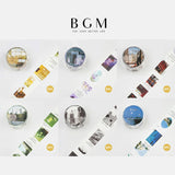 BGM マスキングテープ Special 箔押し カラーシティー 20mm 2cm 2センチ幅 イエロー パープル レッド グリーン グレー ブルー 写真 ビージーエム 手帳 ギフト