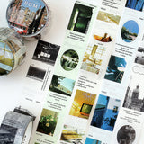 BGM マスキングテープ Special 箔押し カラーシティー 20mm 2cm 2センチ幅 イエロー パープル レッド グリーン グレー ブルー 写真 ビージーエム 手帳 ギフト