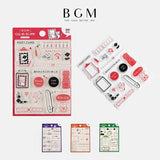 BGM クリアスタンプ 記録 BGM-STP002 BT-CSK