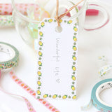 BGM マスキングテープ ライフ Life 箔押し 5mm お茶時間 TAPE-001