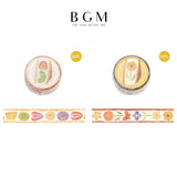 BGM マスキングテープ 15mm フルーツサンド TAPE-002