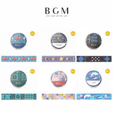 BGM マスキングテープ 15mm タイルアート TAPE-003