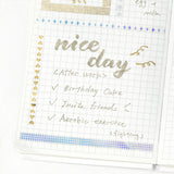 BGM ビージ-エム クリアテープ 5mm 5ミリ幅 模様 ハート リボン 咲く花 チェック リトゥルスター ギフト カード 手帳