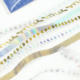 BGM ビージ-エム クリアテープ 5mm 5ミリ幅 模様 ハート リボン 咲く花 チェック リトゥルスター ギフト カード 手帳