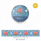 BGM マスキングテープ 15mm タイルアート TAPE-003